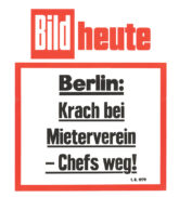 Schlagzeile der BILD: Krach bei Mieterverein – Chefs weg!