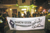 Protest gegen Verdrängung in Pankow